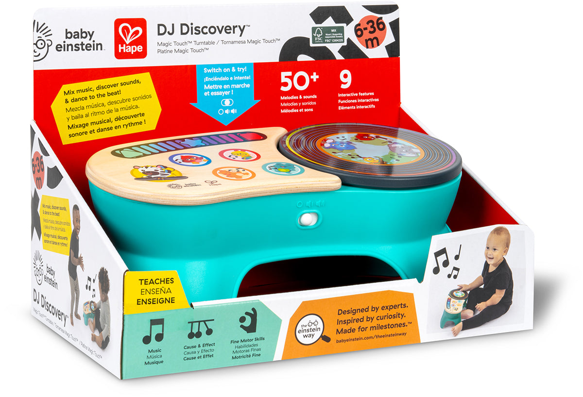 Kids2 Baby Einstein X Hape DJ Discovery Magic Touch Turntable