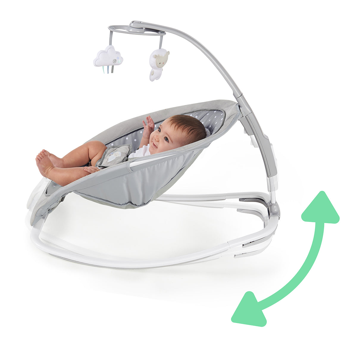 Kids2 Ingenuity Infant to Toddler Rocker and Baby Bouncer Seat - Cuddle Lamb