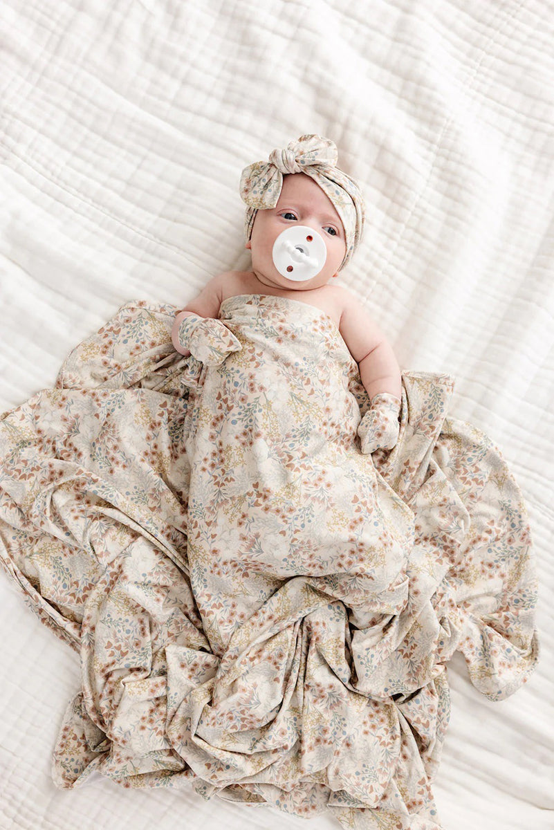 Lou Lou & Company Swaddle Blanket - Pearl