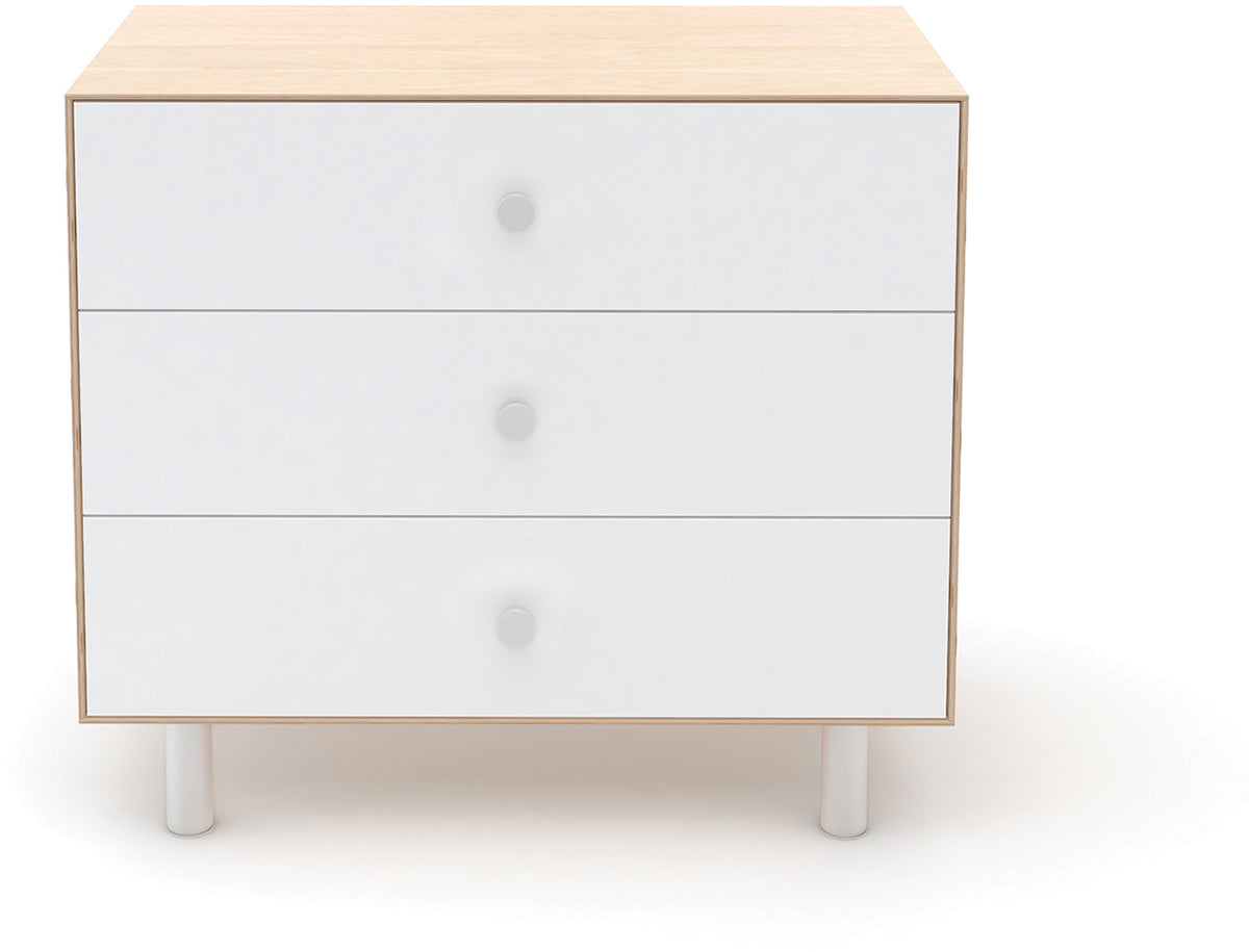 Oeuf 3 Drawer Dresser - Fawn - White/Birch