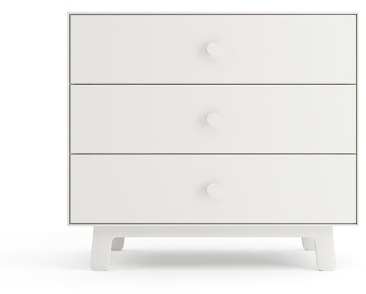 Oeuf 3 Drawer Dresser - Sparrow - White