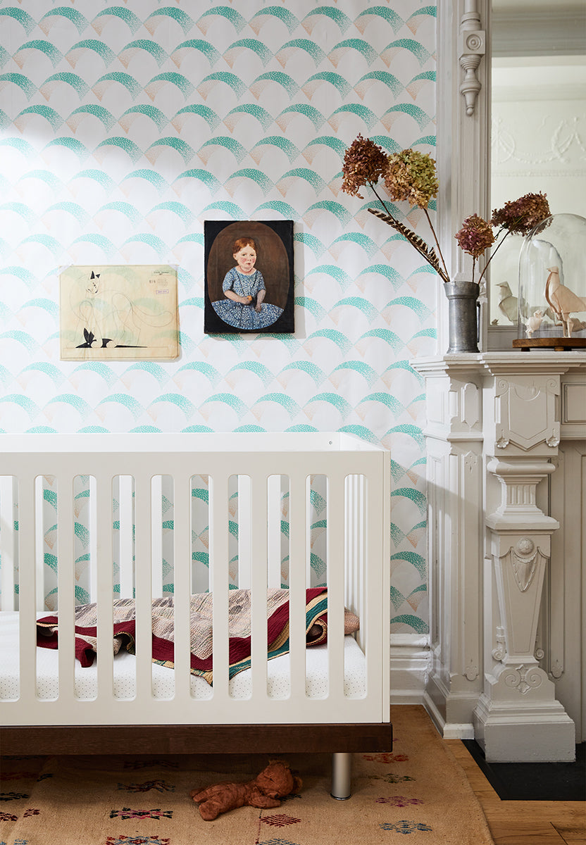 Oeuf Classic Crib - White/Walnut