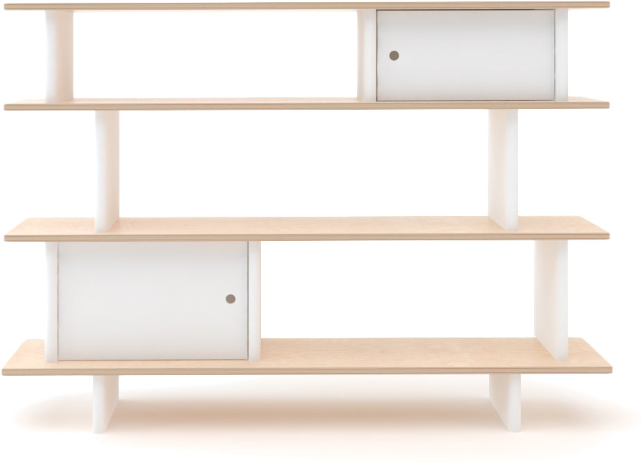 Oeuf Mini Library - White/Birch