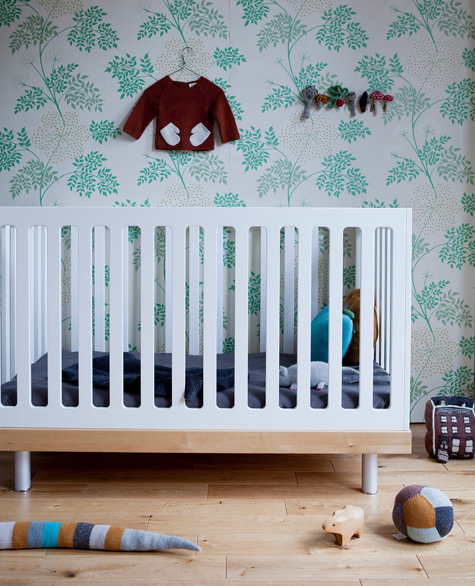 Oeuf Classic Crib - White/Birch