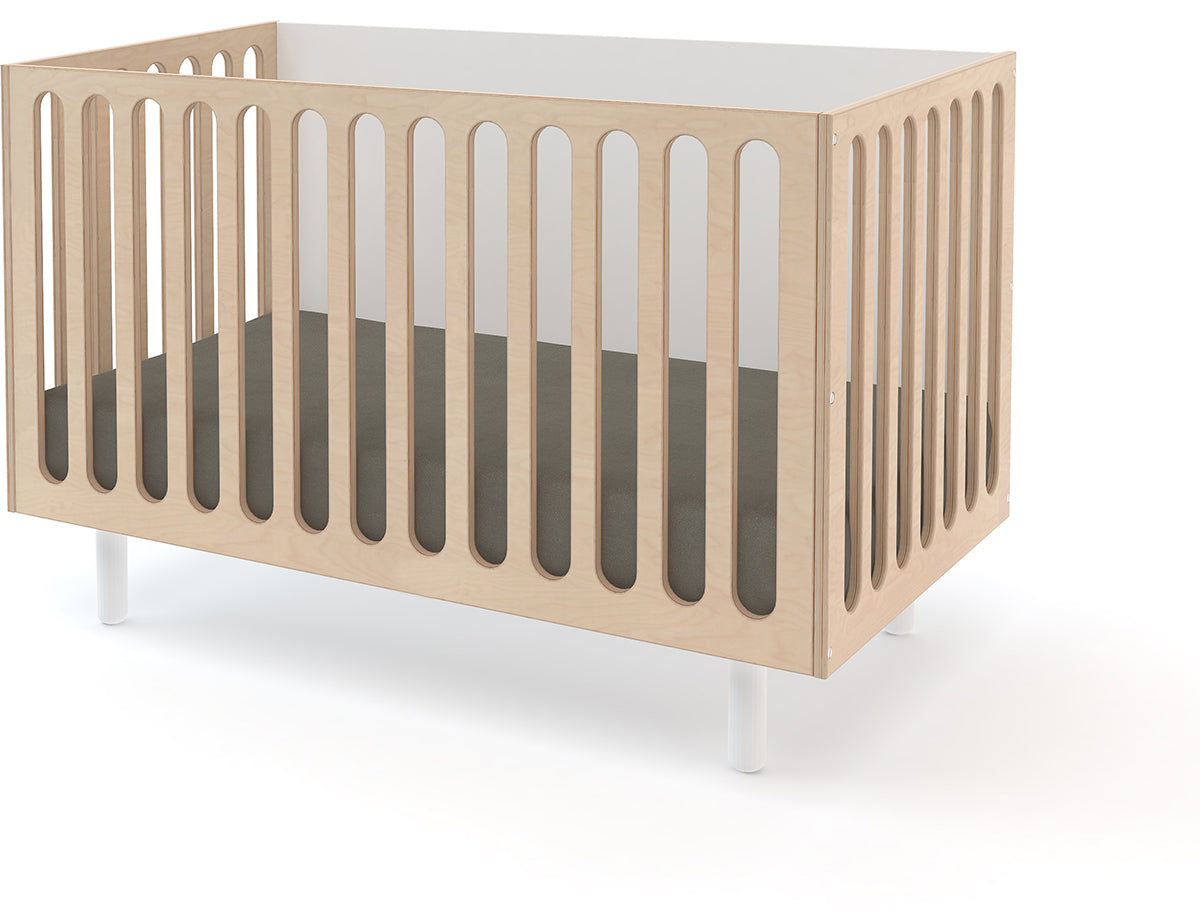 Oeuf Fawn 2-in-1 Crib System - White/Birch