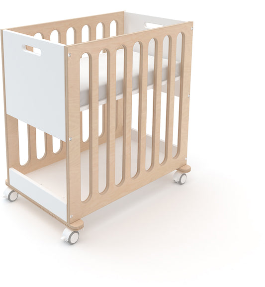 Oeuf Fawn 2-in-1 Crib System - White/Birch