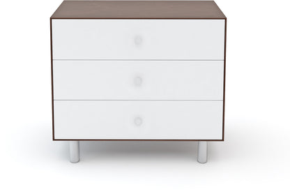 Oeuf 3 Drawer Dresser - Classic - White/Walnut