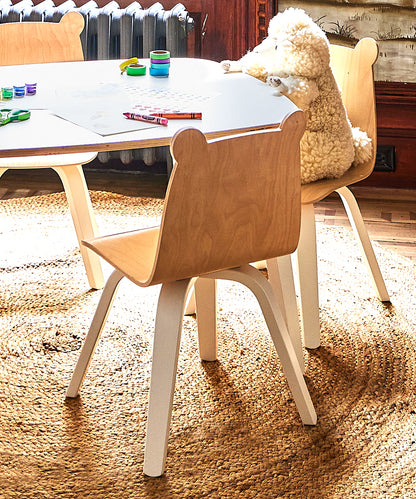 Oeuf Play Chairs, Bear, Set of 2 - Walnut