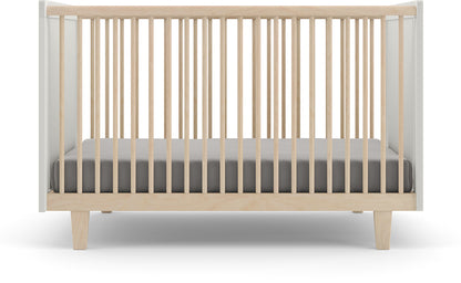 Oeuf Rhea Crib - White/Birch