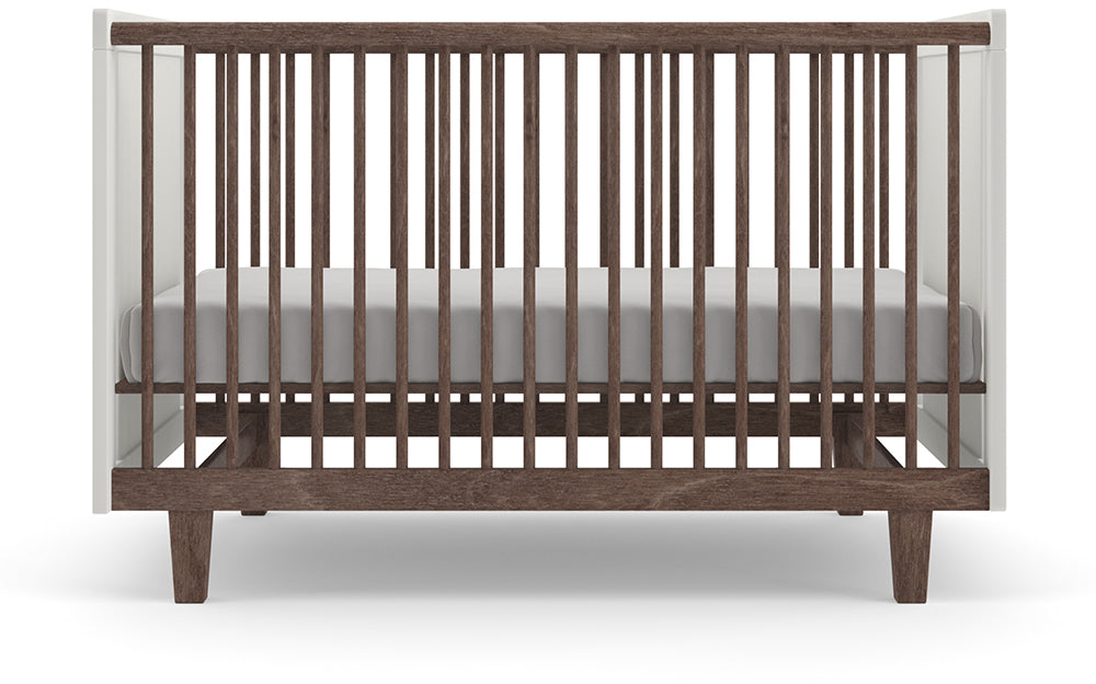 Oeuf Rhea Crib - White/Walnut