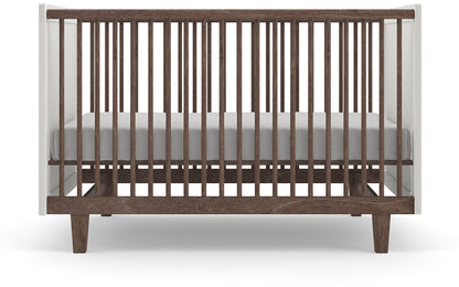 Oeuf Rhea Crib - White/Walnut