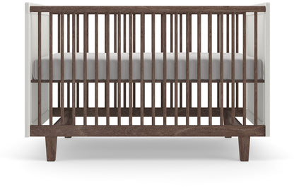 Oeuf Rhea Crib - White/Walnut