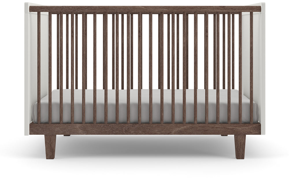 Oeuf Rhea Crib - White/Walnut