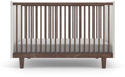 Oeuf Rhea Crib - White/Walnut