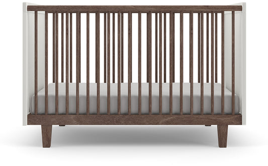 Oeuf Rhea Crib - White/Walnut