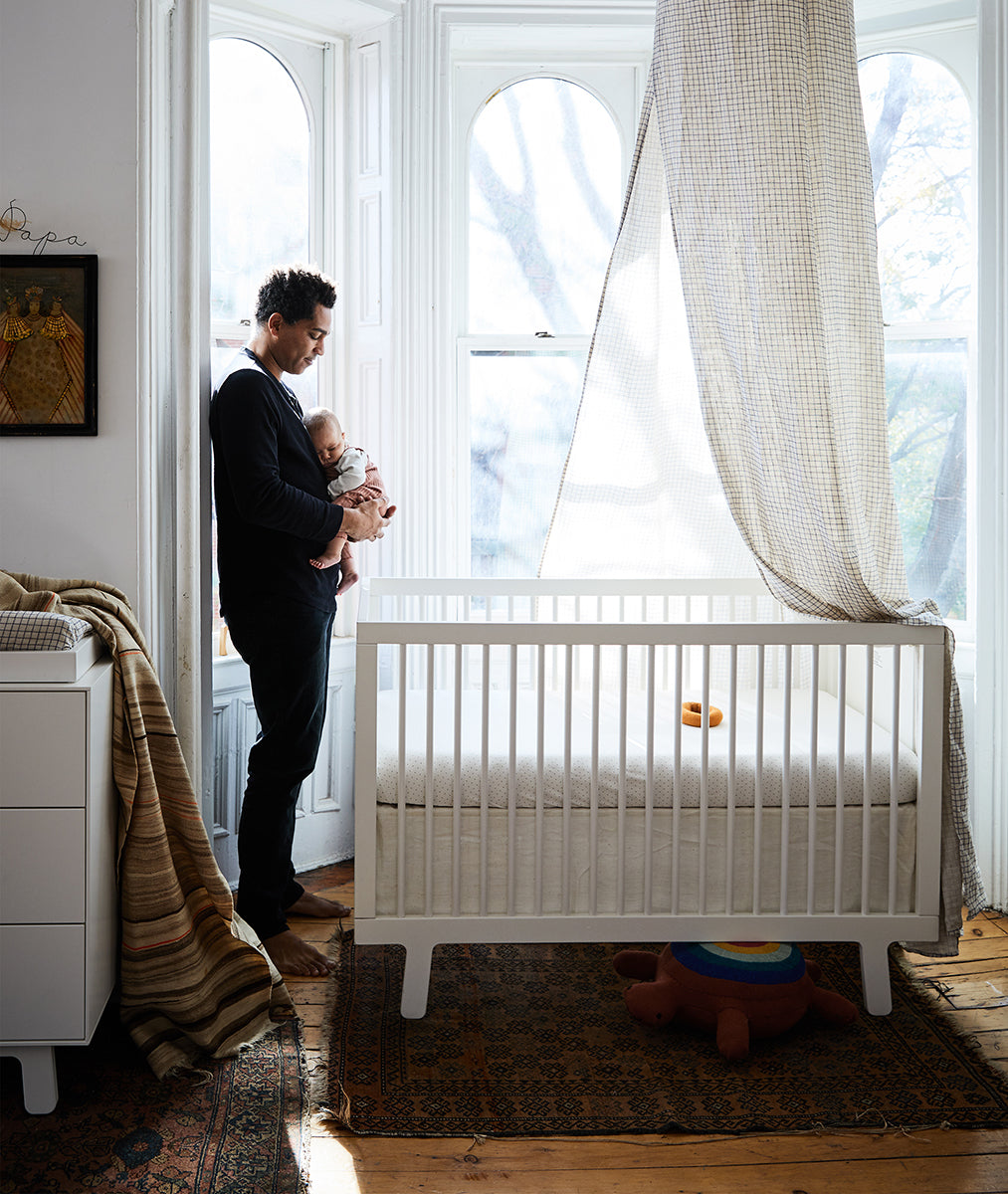 Oeuf Sparrow Crib - White