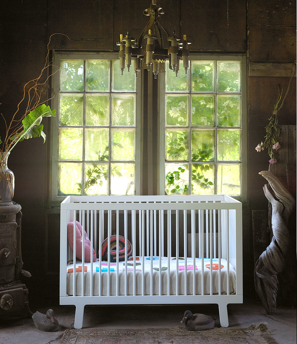 Oeuf Sparrow Crib - White