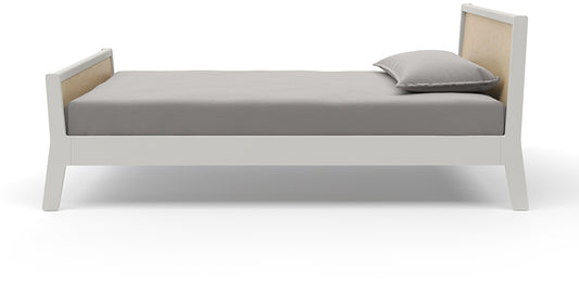 Oeuf Sparrow Twin Bed - White/Birch