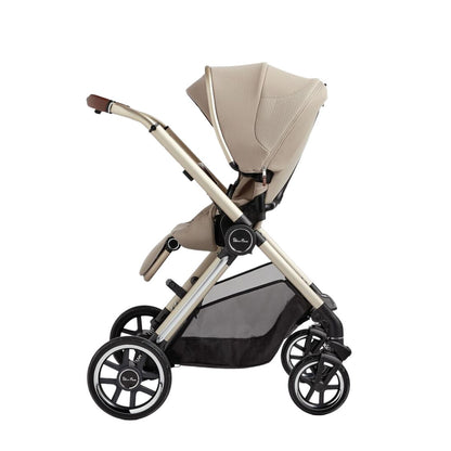 Silver Cross Reef 2 Stroller + Folding Bassinet Bundle - Stone