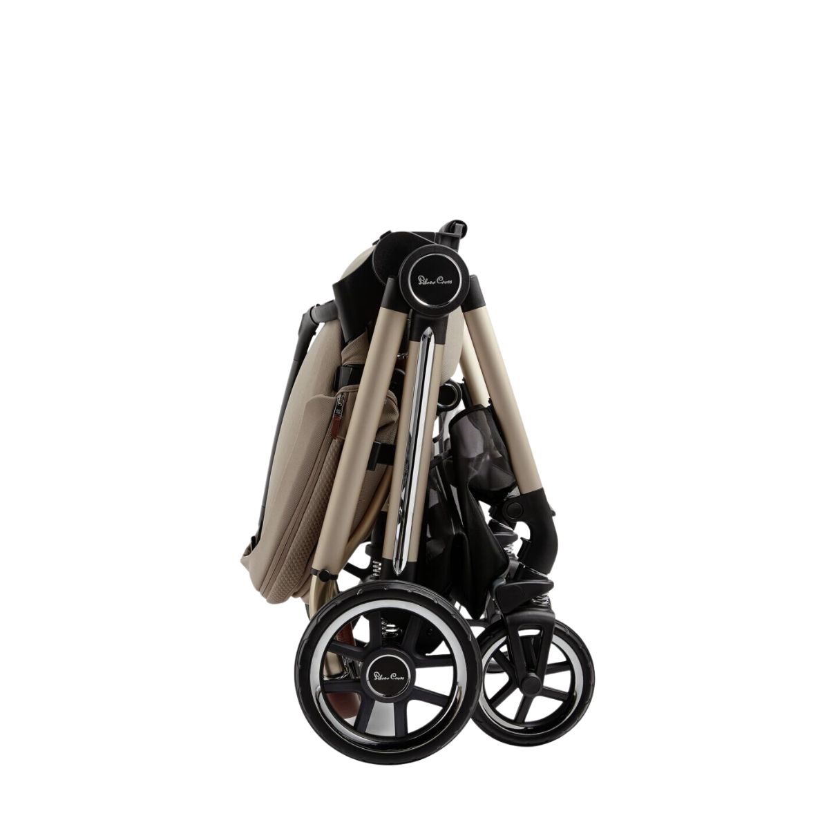 Silver Cross Reef 2 Stroller + Folding Bassinet Bundle - Stone