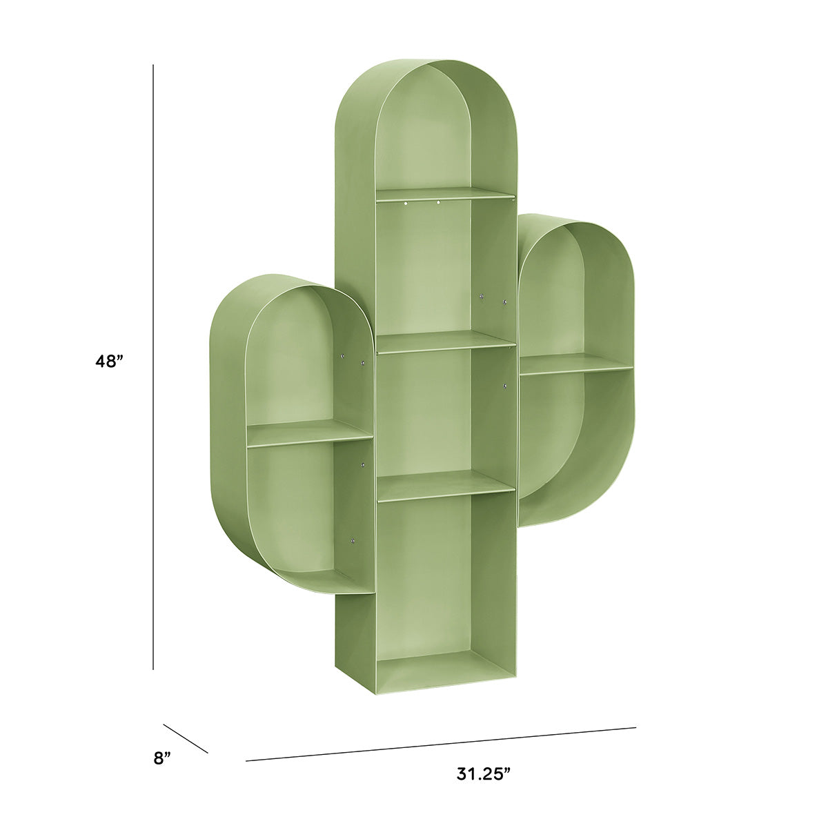 Babyletto Cactus Bookcase - Sage Green