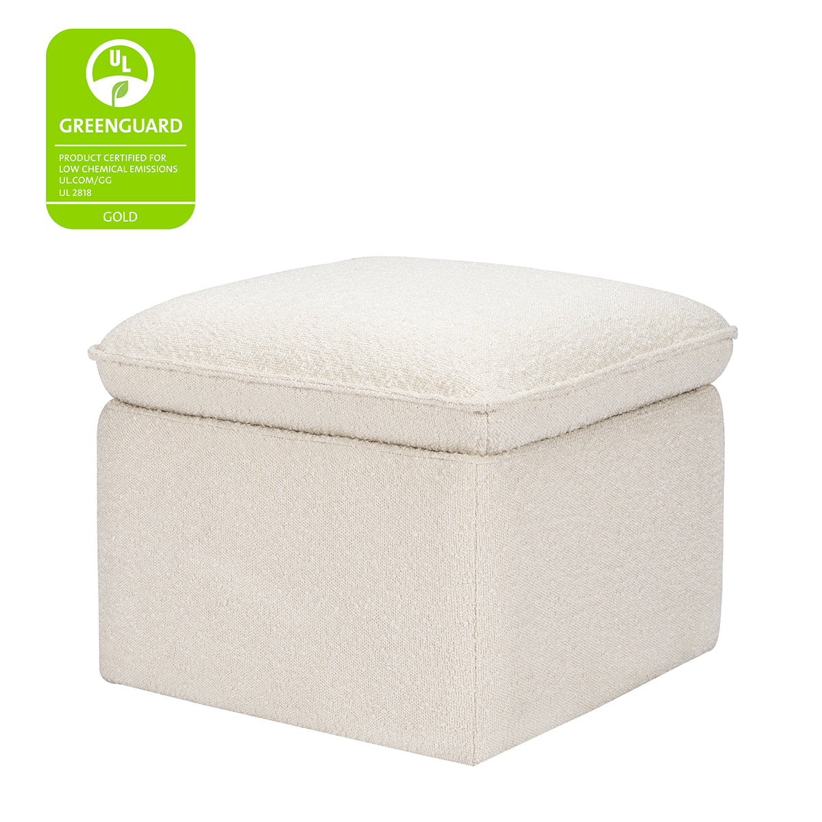 Babyletto Cali Storage Ottoman - Ivory Boucle