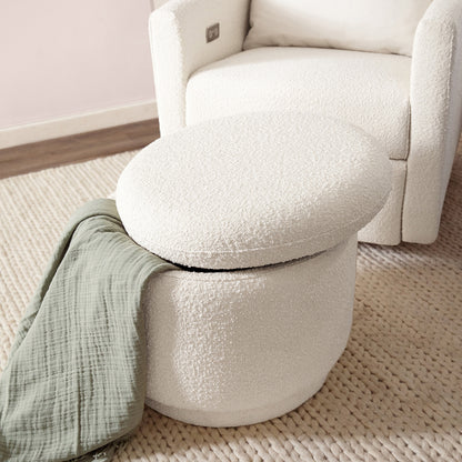 Babyletto Enoki Storage Ottoman - Ivory Boucle