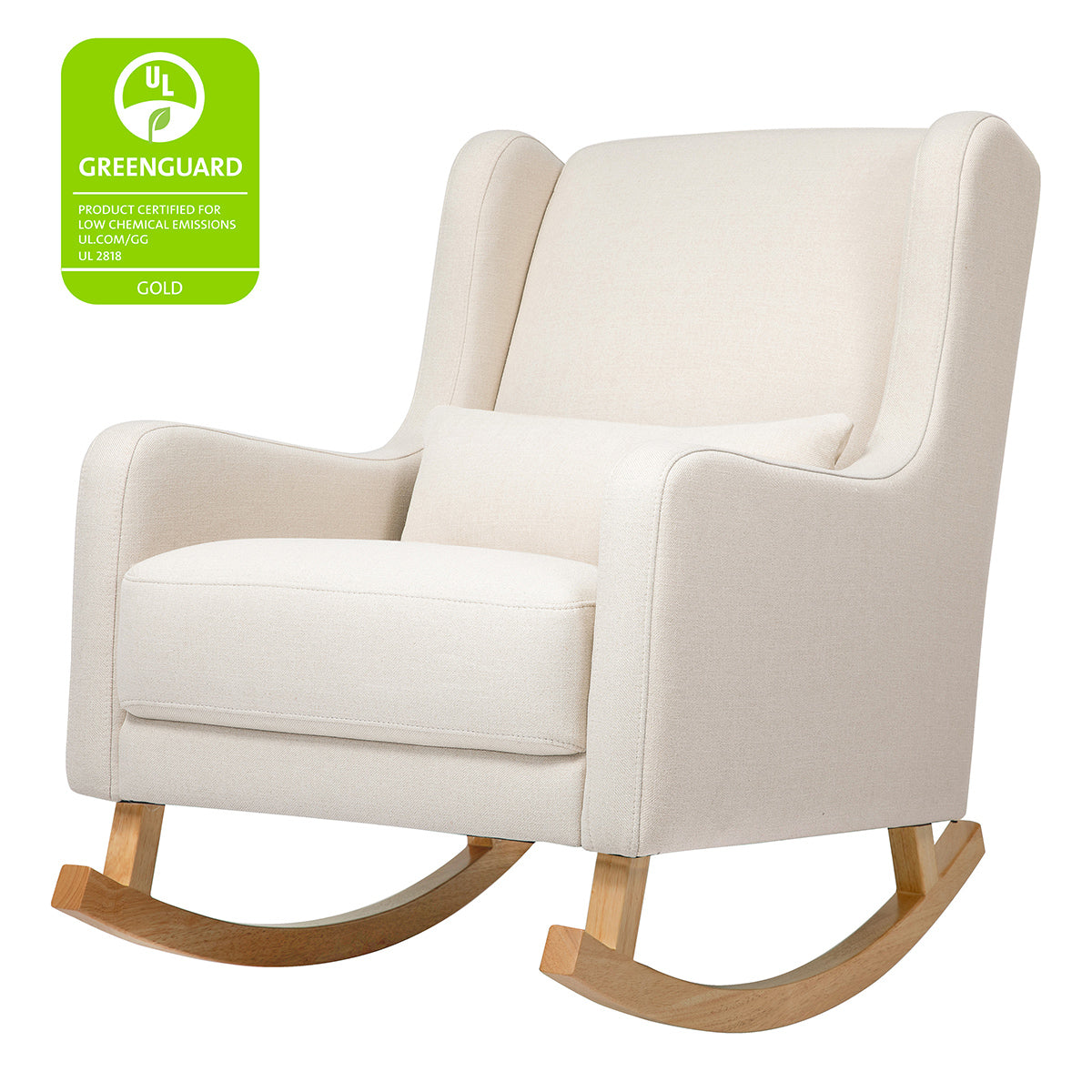 Babyletto Kai Rocker - Performance Natural Eco-Twill w/ Light Legs