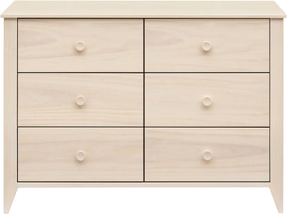 Babyletto Sprout 6-Drawer Double Dresser - Washed Natural