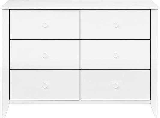 Babyletto Sprout 6-Drawer Double Dresser - White