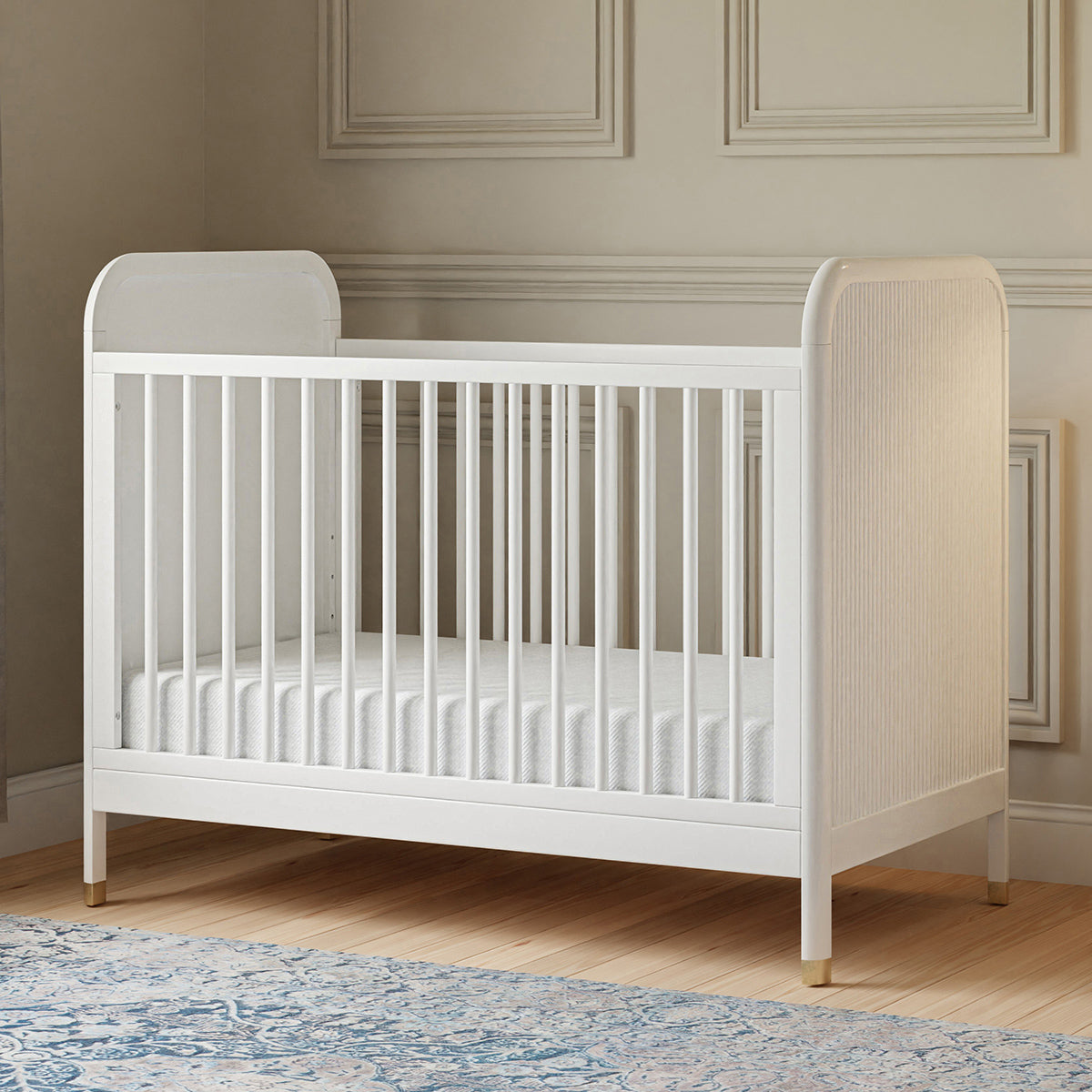 Namesake Brimsley Tambour 3-in-1 Convertible Crib - Warm White