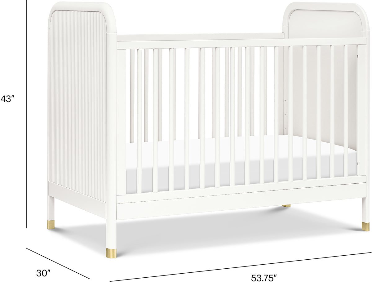 Namesake Brimsley Tambour 3-in-1 Convertible Crib - Warm White