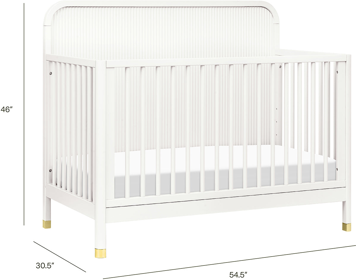 Namesake Brimsley Tambour 4-in-1 Convertible Crib - Warm White