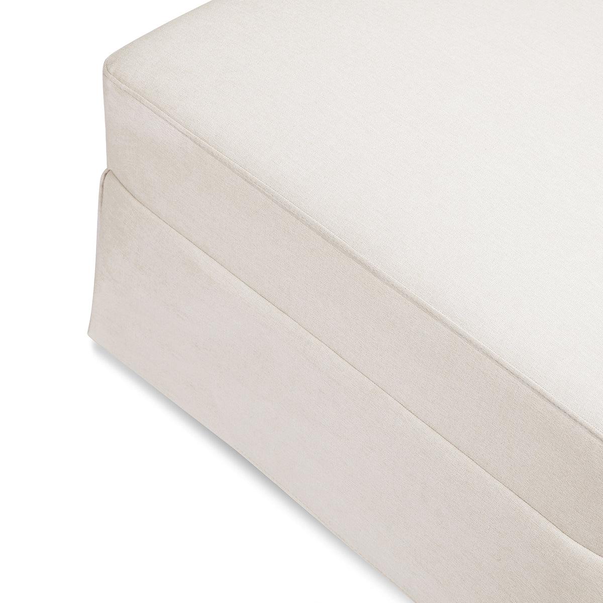 Namesake Crawford Gliding Ottoman - Performance Cream Eco-Weave