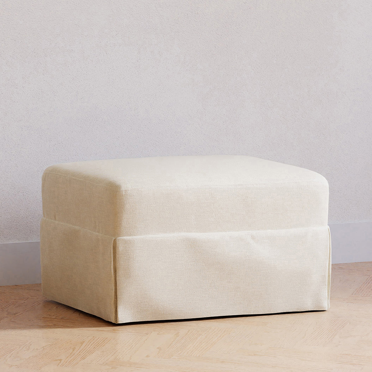 Namesake Crawford Gliding Ottoman - Performance Cream Eco-Weave