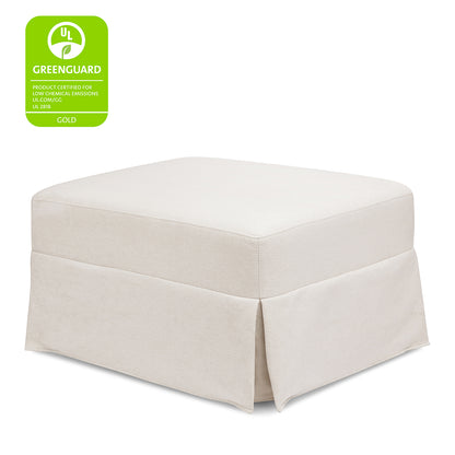 Namesake Crawford Gliding Ottoman - Performance Cream Eco-Weave