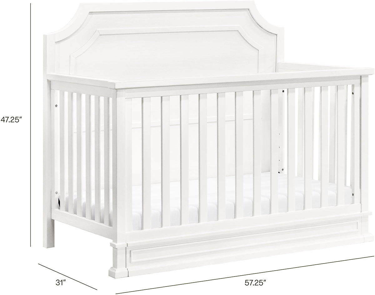 Namesake Emma Regency 4-in-1 Convertible Crib - Warm White