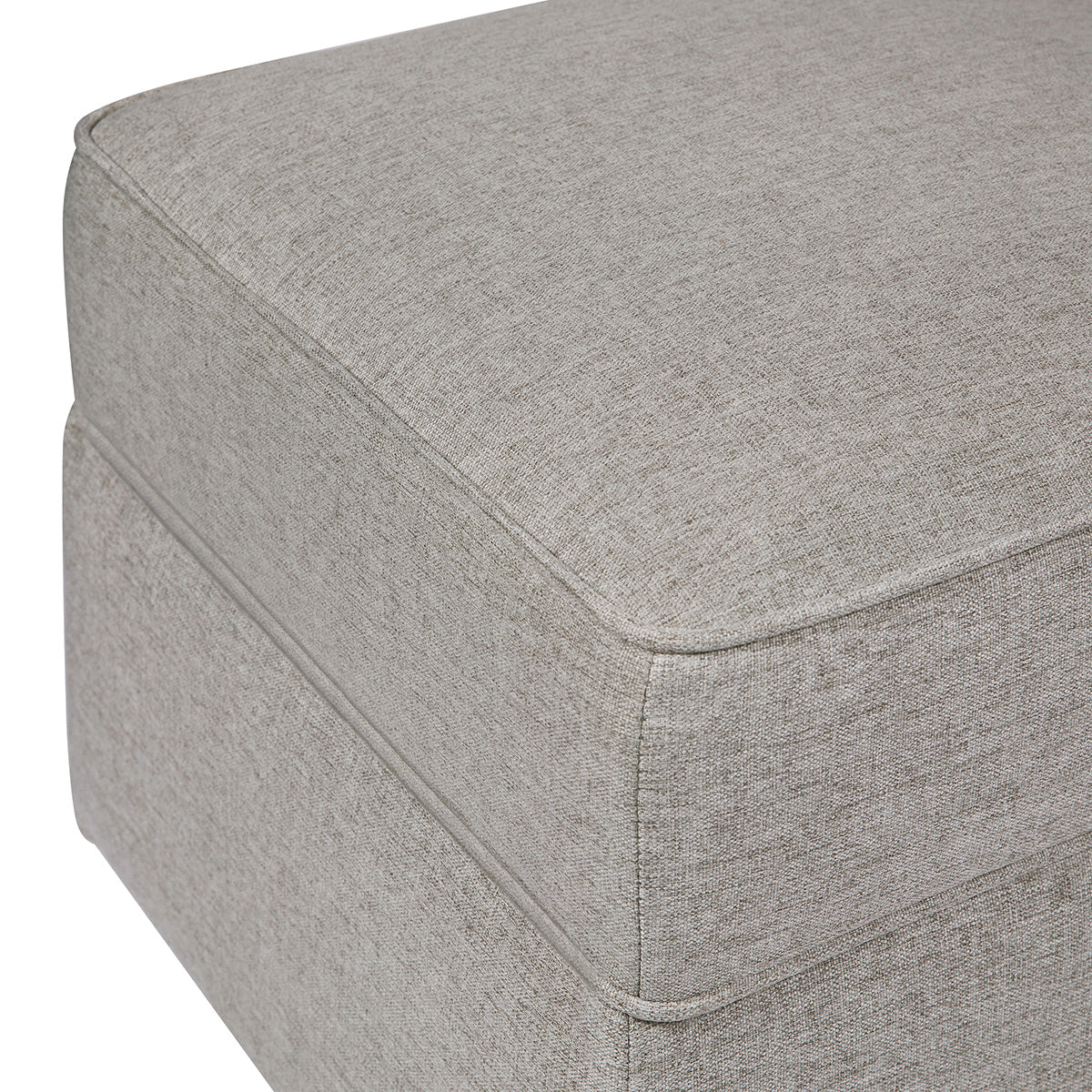 Namesake Willa/Alden Gliding Ottoman - Performance Grey Eco-Weave