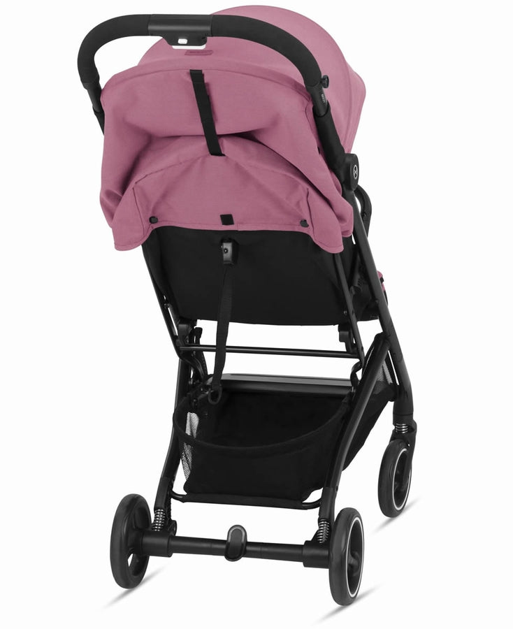 Cybex Beezy + Aton 2 Travel System Bundle - Magnolia Pink / Deep Black