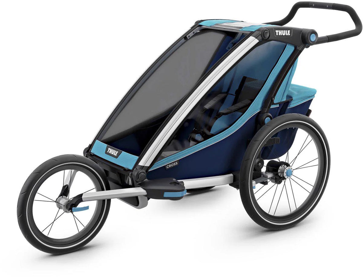 Thule Chariot Cross1 Multisport Trailer + Stroller - Blue