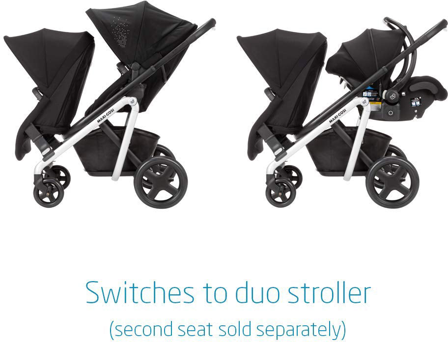 Maxi-Cosi Lila + Mico XP Max Travel System Bundle - Nomad Black / Essential Black