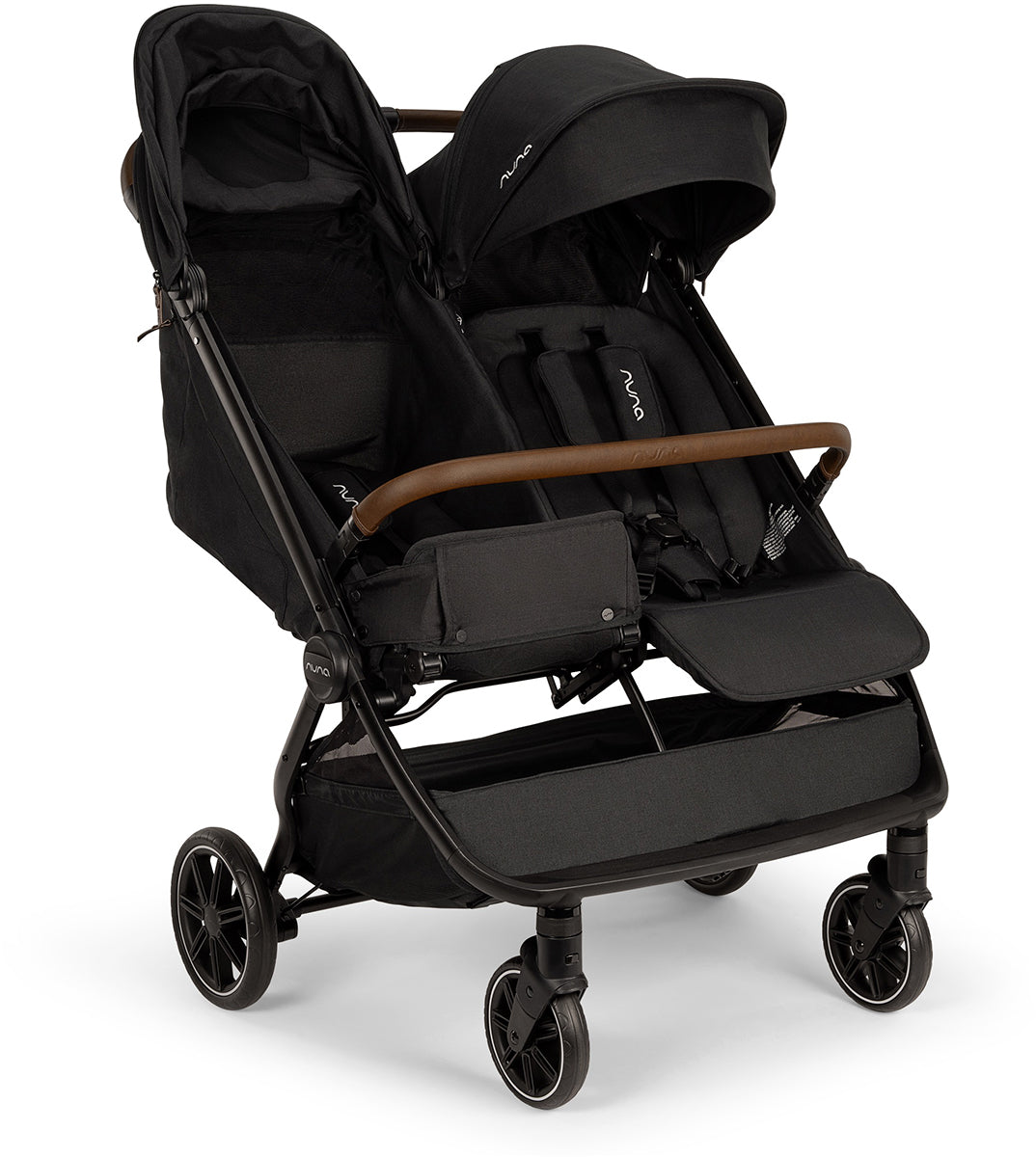 Nuna TRVL dubl + PIPA Aire RX Travel System Bundle - Caviar / Caviar