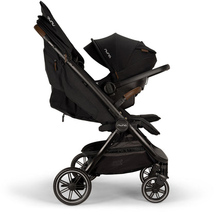 Nuna TRVL dubl + PIPA Aire RX Travel System Bundle - Caviar / Caviar