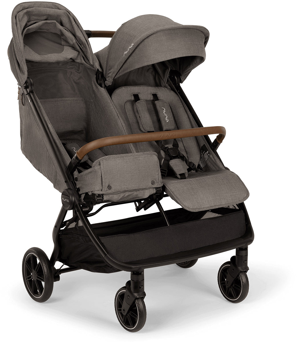 Nuna TRVL dubl + PIPA Aire RX Travel System Bundle - Granite / Granite