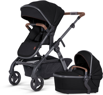 Silver Cross Wave 3 Complete Single-to-Double Stroller - Licorice