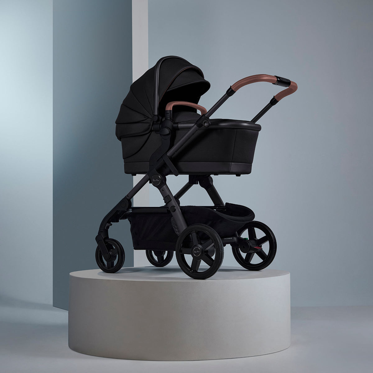 Silver Cross Wave 3 Complete Single-to-Double Stroller - Licorice