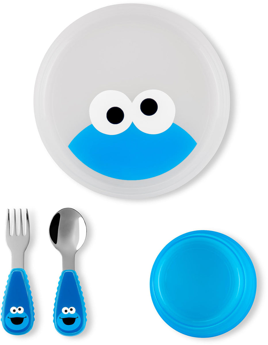 Skip Hop Toddler Sesame Street Mealtime Set - Cookie Monster