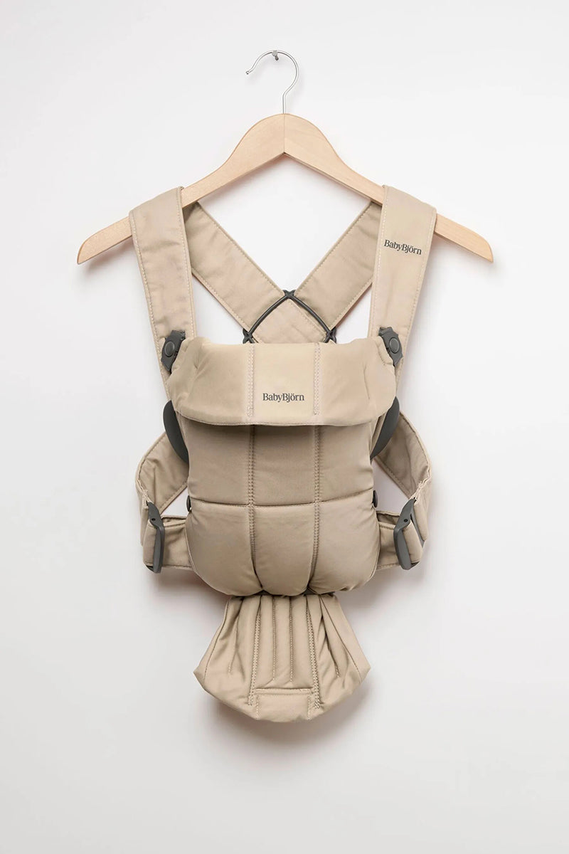 BabyBjorn Baby Carrier Mini, Woven - Beige