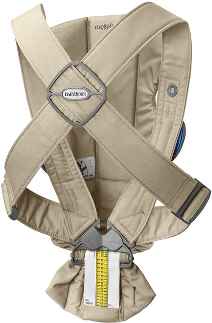 BabyBjorn Baby Carrier Mini, Woven - Beige