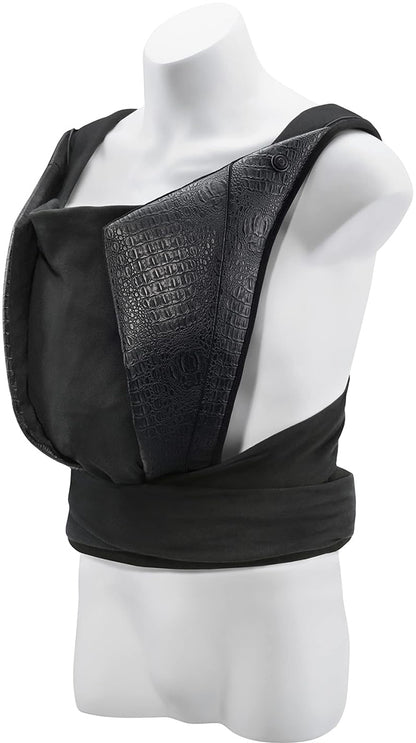 Cybex Yema Tie Baby Carrier, Leatherette - Stardust Black